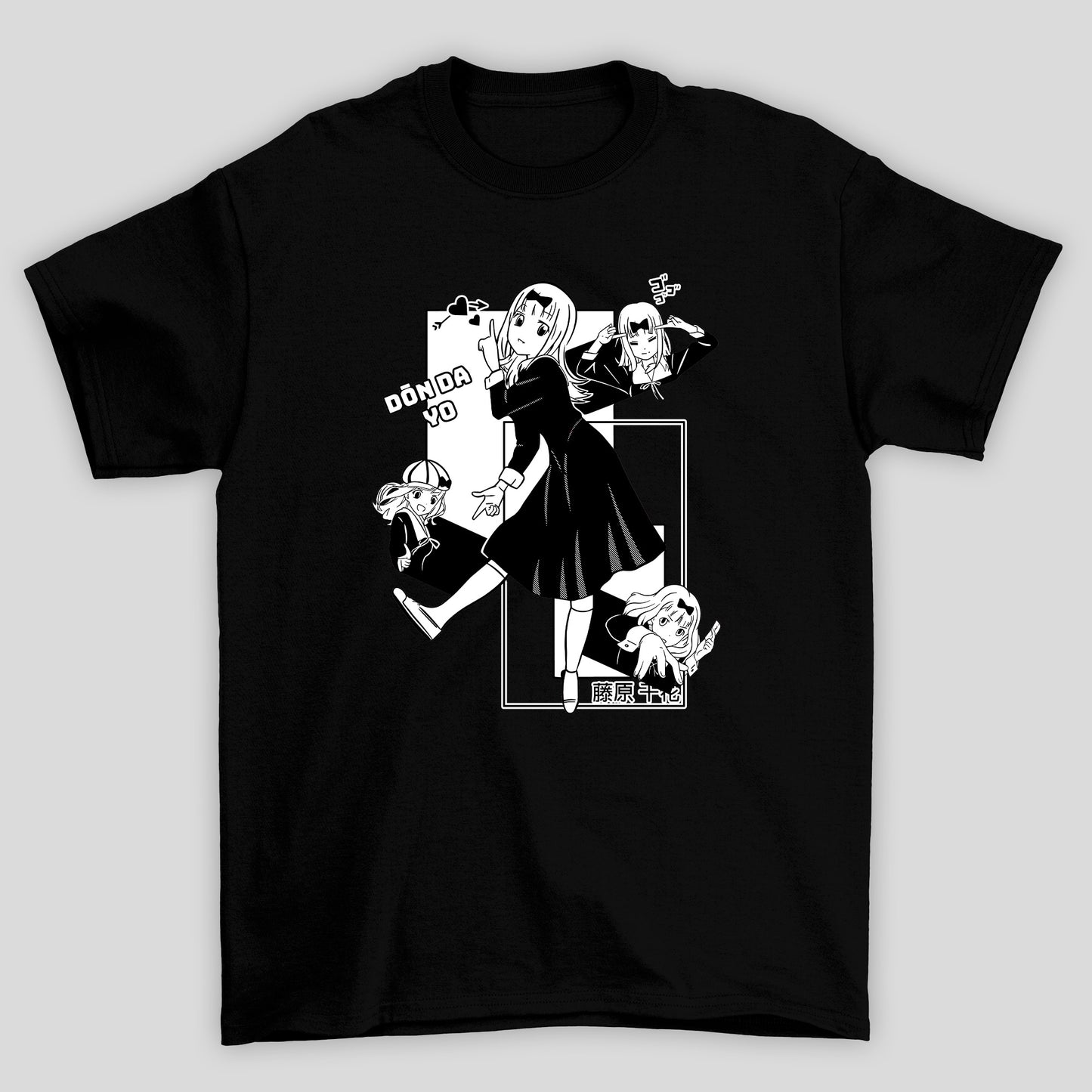 Camiseta Básica Unissex Chika Fujiwara Dancando Kaguya-sama