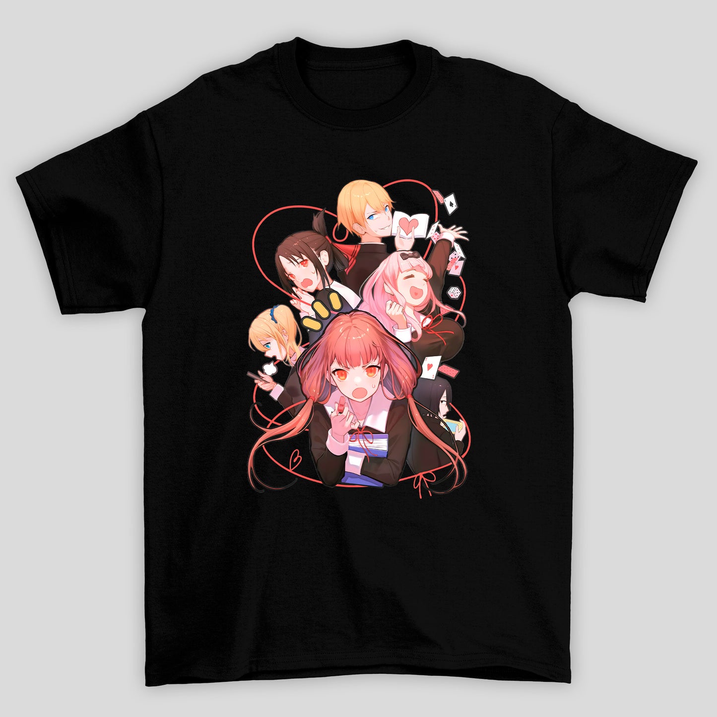 Camiseta Básica Unissex Personagens Kaguya-sama two