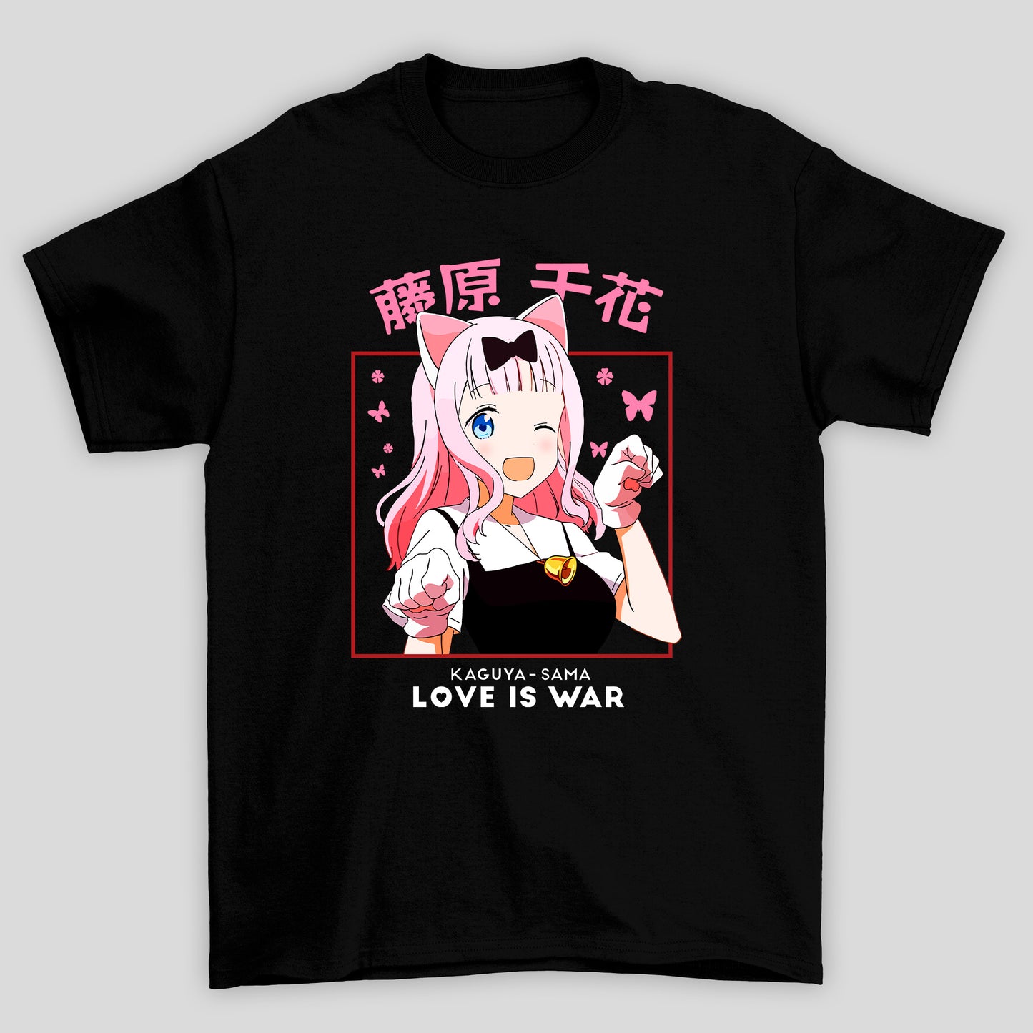 Camiseta Básica Unissex Kaguya-sama kawaii