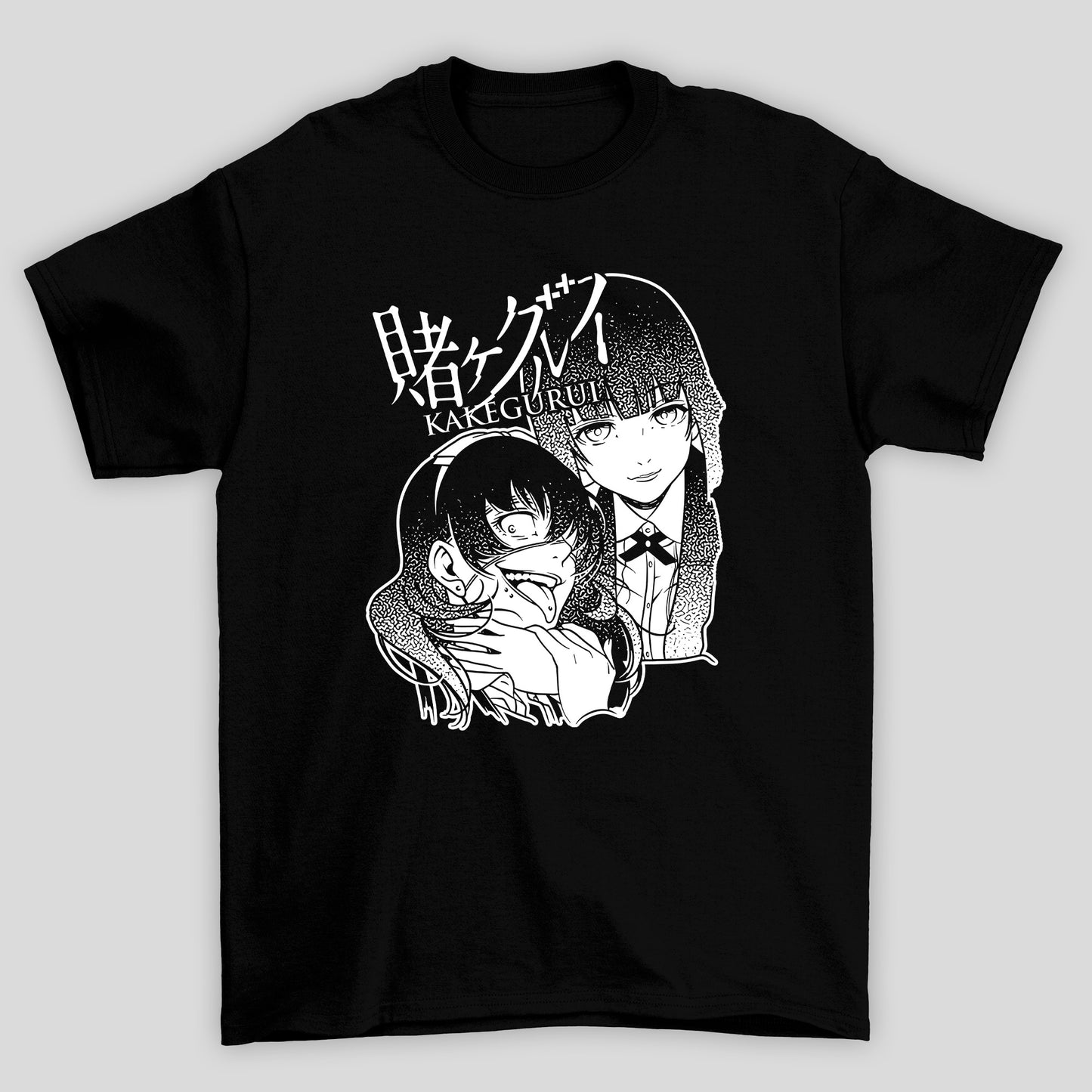 Camiseta Básica Unissex Yumeko Midari Kanji Kakegurui