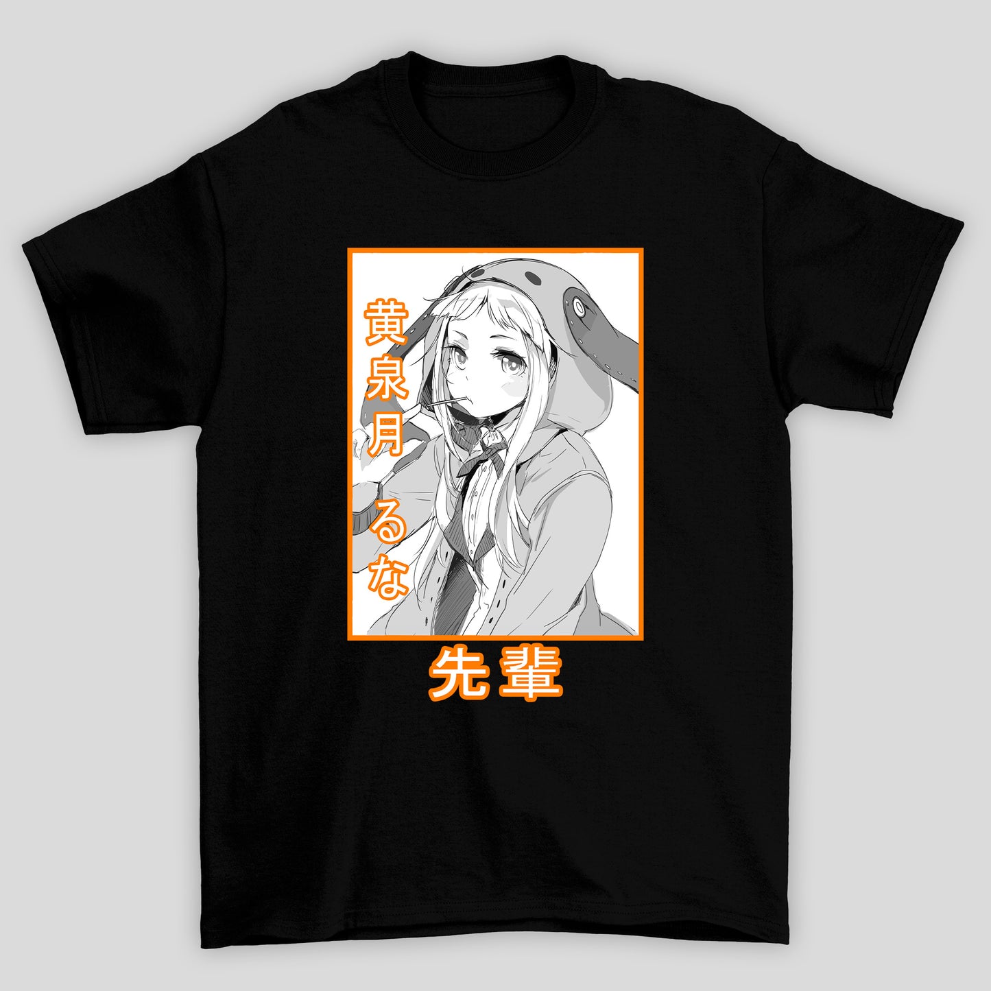 Camiseta Básica Unissex Runa Yomozuki Kanji Kakegurui