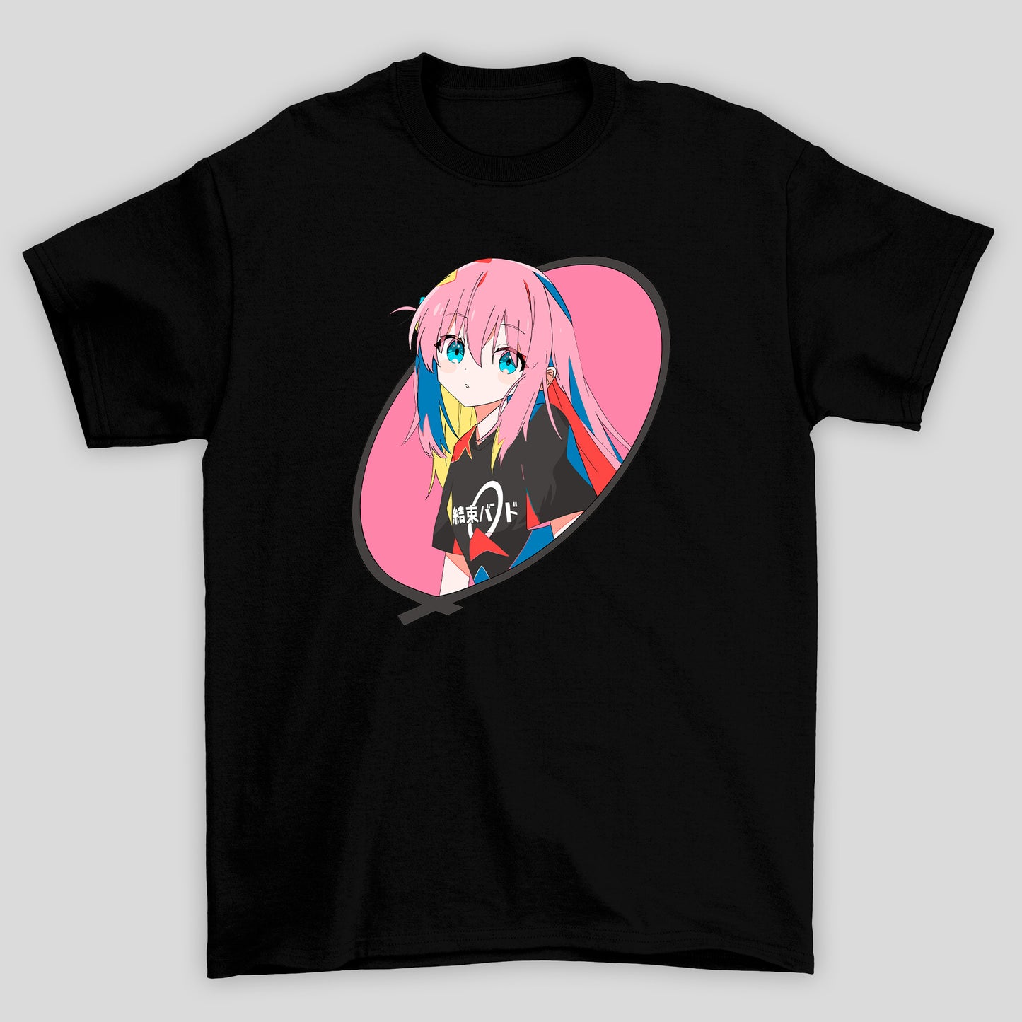 Camiseta Básica Unissex Gotou Hitori Kessoku Bocchi The Rock