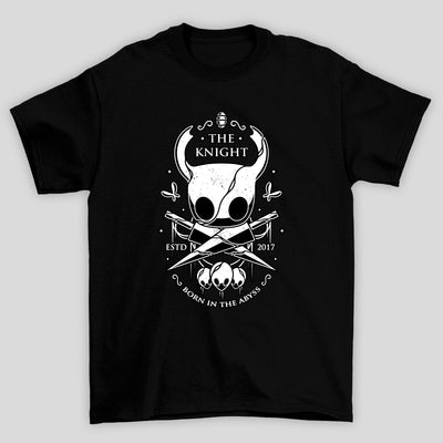 Camiseta Básica Unissex Hollow Knight The Knight Espadas