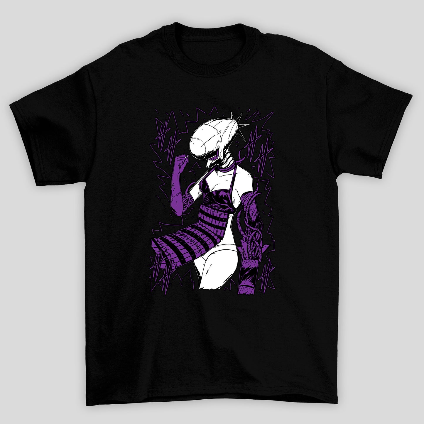 Camiseta Básica Unissex Chainsaw Man Bomba Kanji