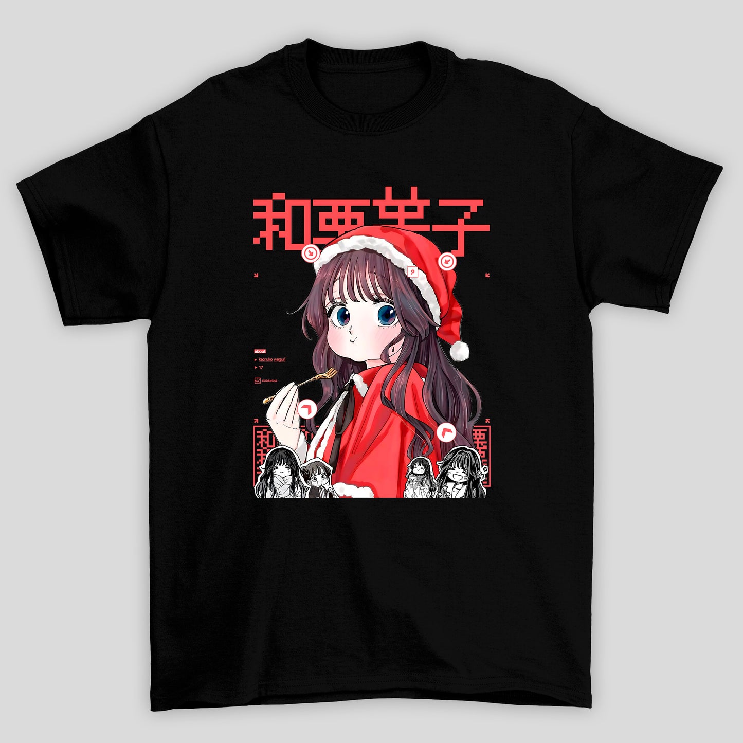 Camiseta Básica Unissex Kaoru Hana Waguri Comendo