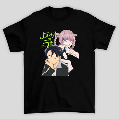 Camiseta Básica Unissex Yofukashi No Uta Nazuna Ko Yamori Kanji