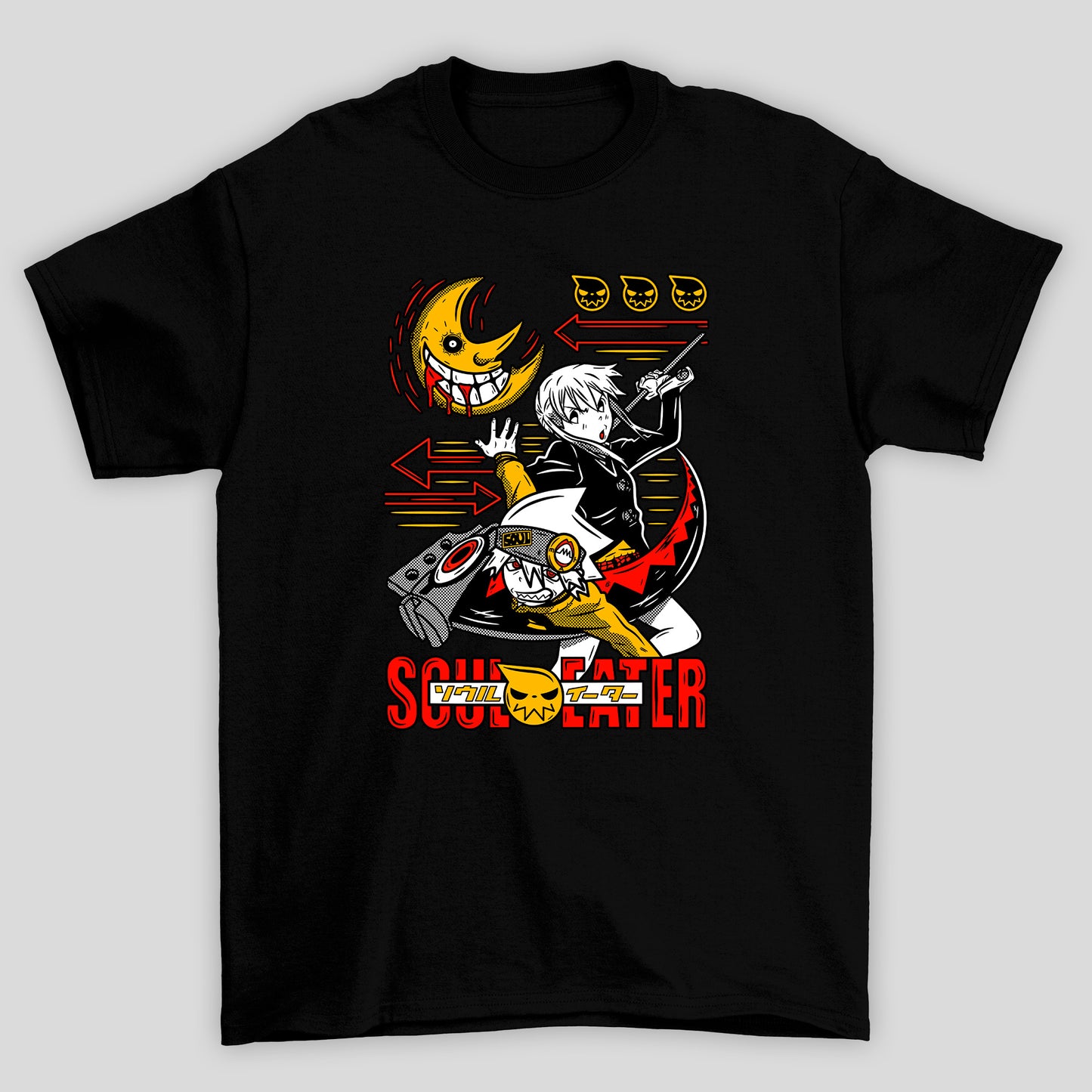 Camiseta Básica Unissex Soul Eater Maka Soul Lua