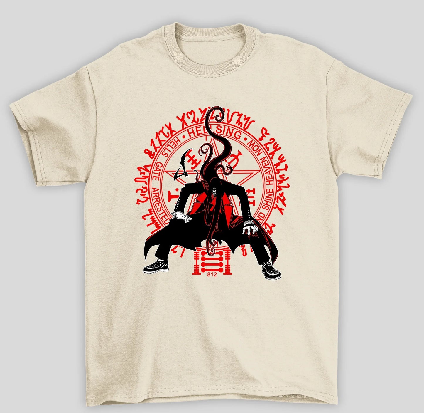 Camiseta Básica Unissex Anime Hellsing Ultimate Terror