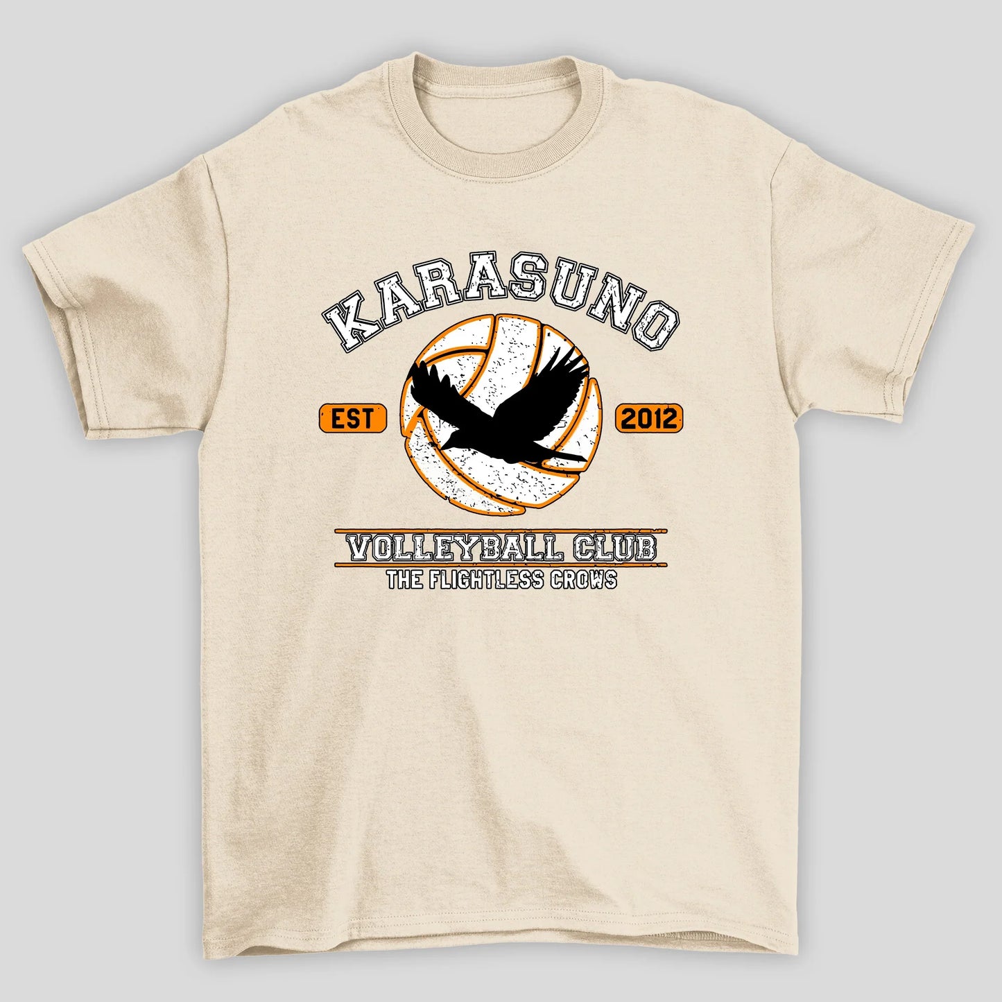 Camiseta Básica Unissex Anime Haikyu!! The Flightless Crows