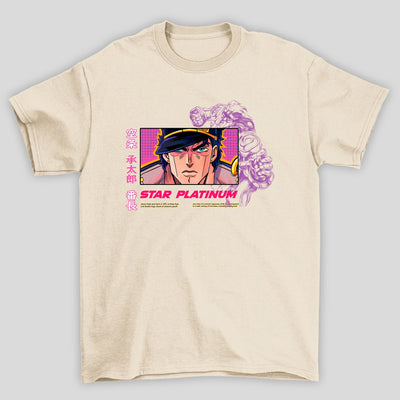 Camiseta Básica Unissex Anime Jojo Bizarre Jotare Kujo