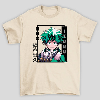 Camiseta Básica Unissex Midoriya Izuku Boku No Hero