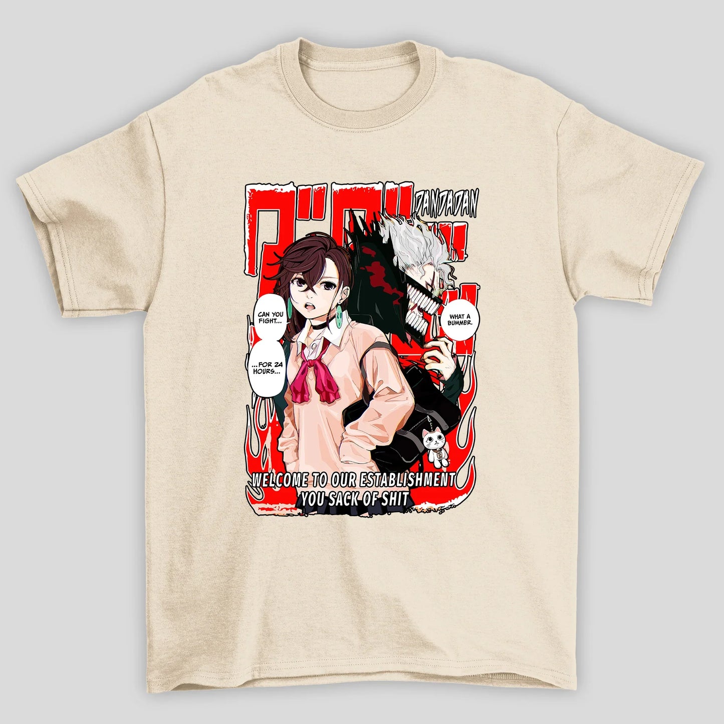 Camiseta Básica Unissex Dandadan Okarun Momo