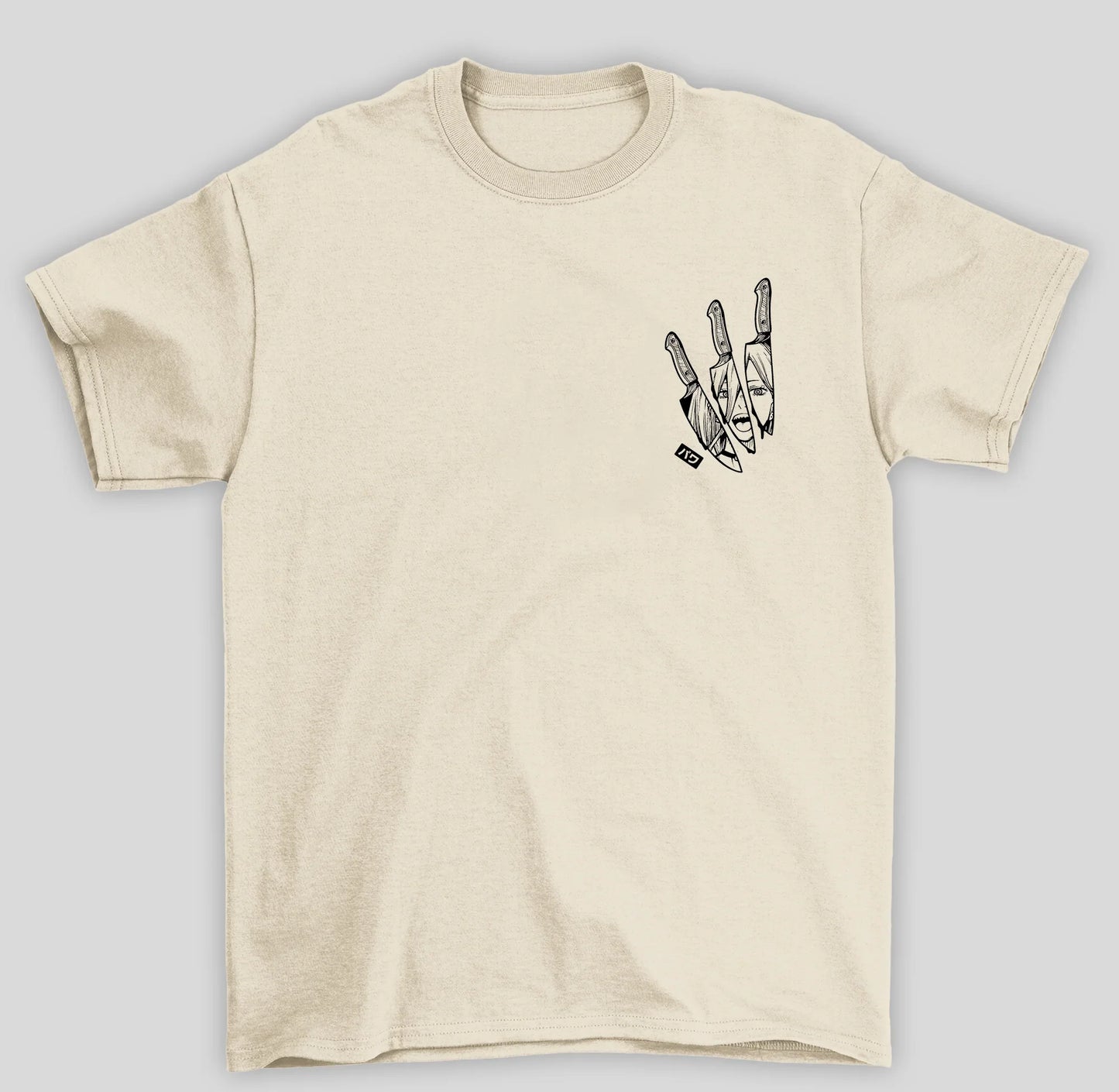 Camiseta Básica Unissex Chainsaw Man Faca Power