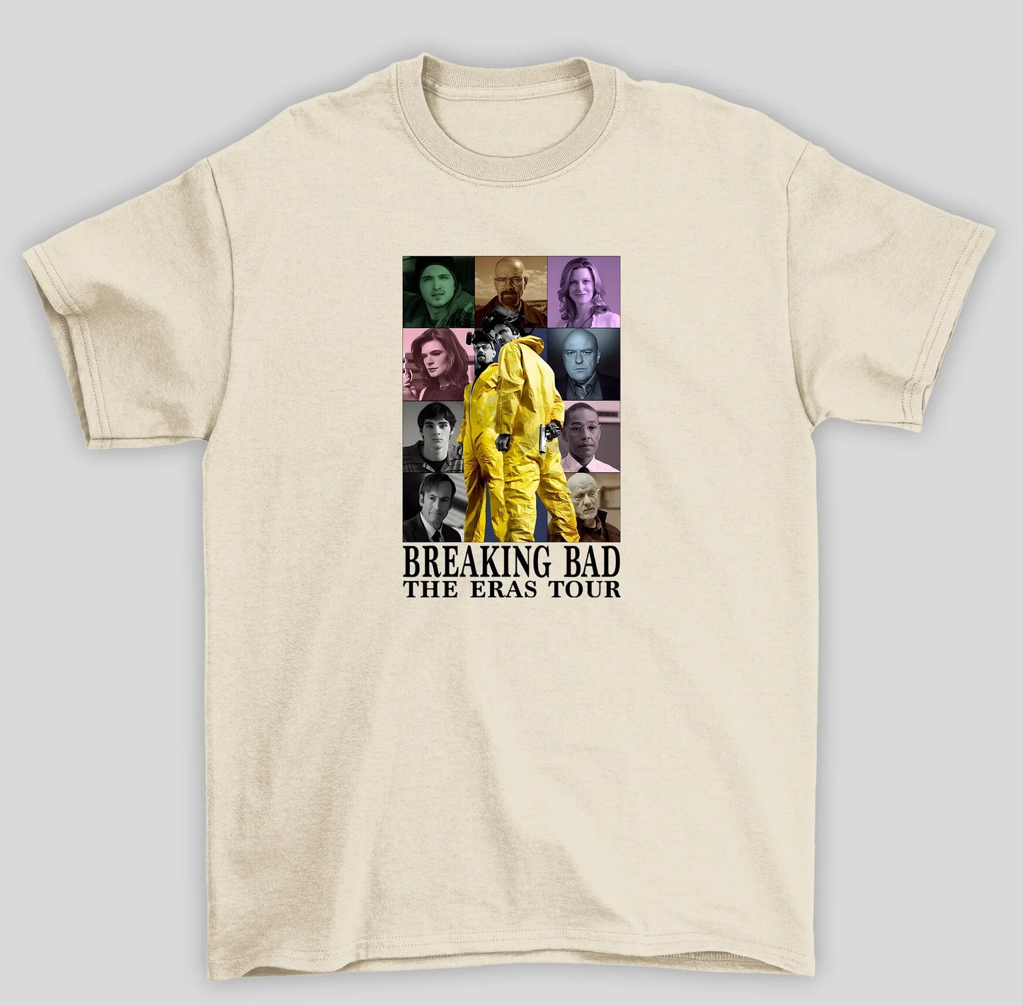 Camiseta Básica Unissex Breaking Bad The Eras Tour- pérola