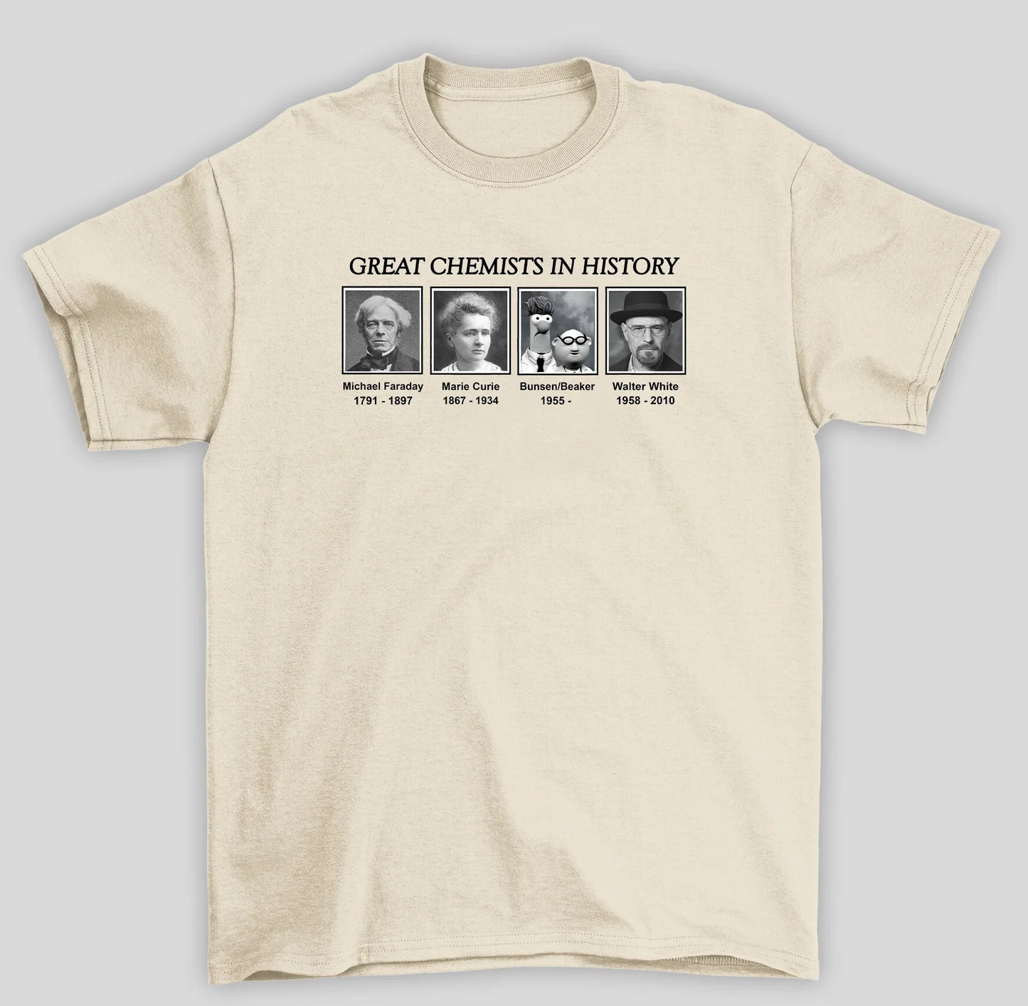 Camiseta Básica Unissex Breaking Bad Meme Chemists- pérola