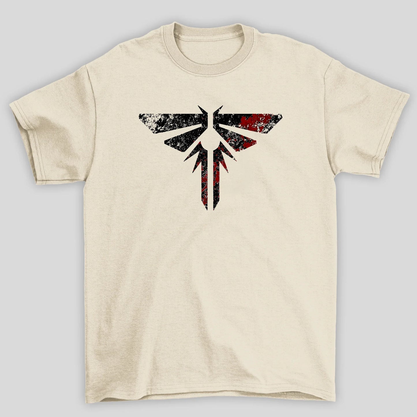 Camiseta Básica Unissex The Last Of Us Simbolo Vagalumes Sangue