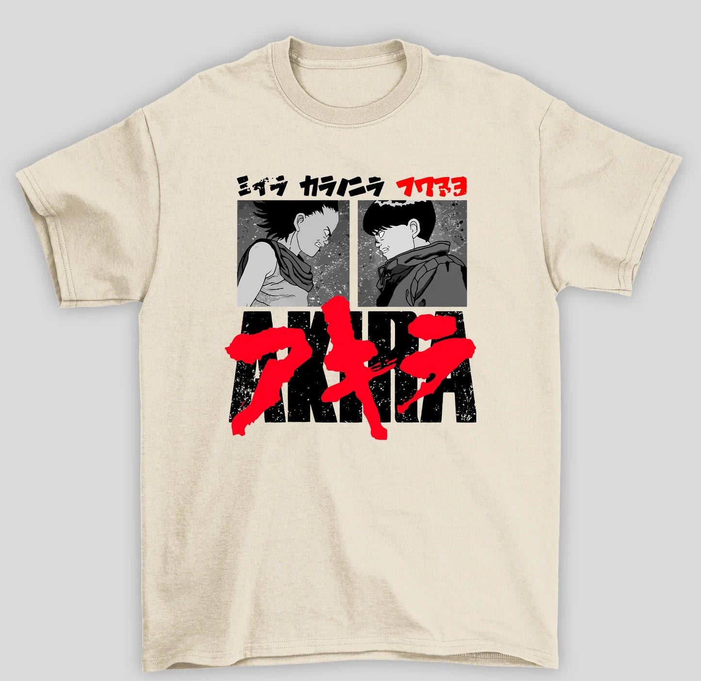 Camiseta Básica Unissex Akira Rivals- pérola