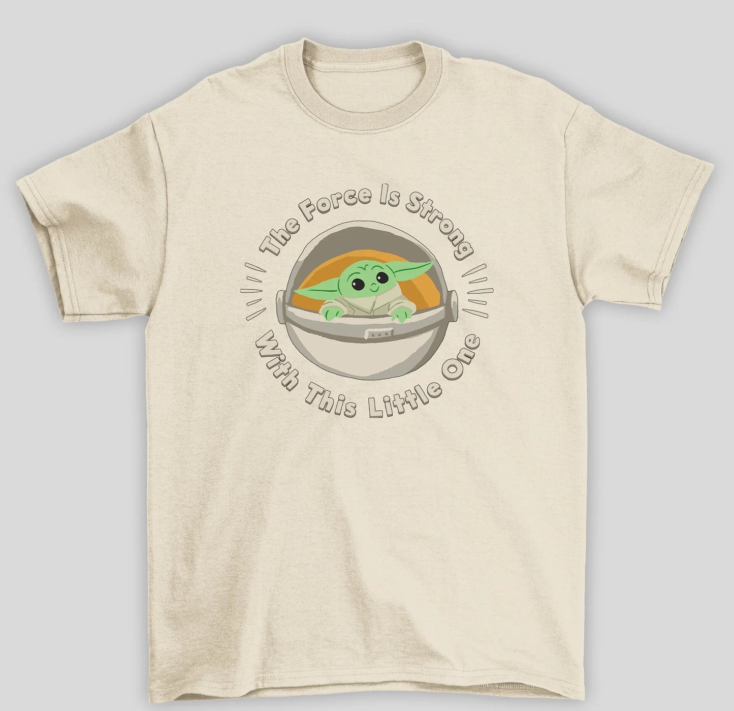 Camiseta Básica Unissex The Mandalorian The Force Is Strong