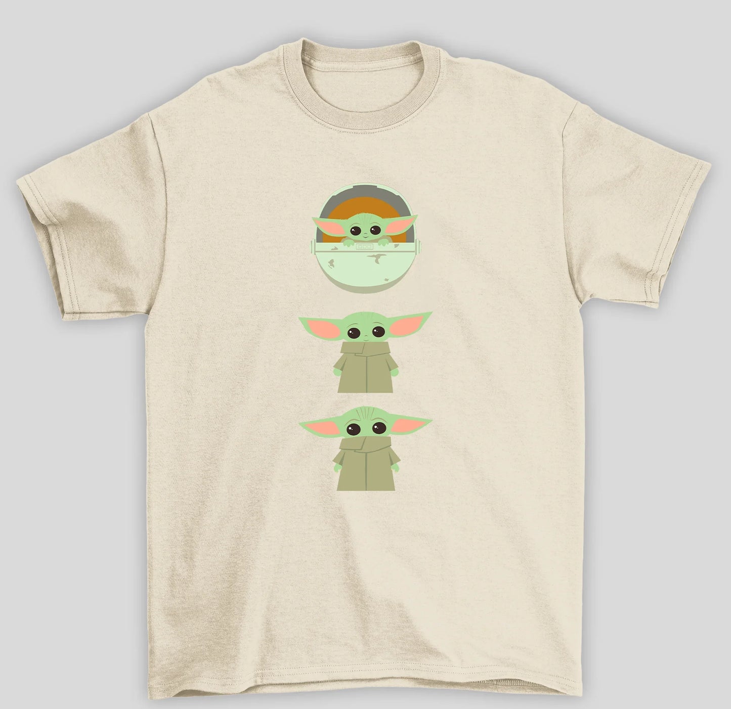 Camiseta Básica Unissex The Mandalorian 3 Baby Yoda Cute