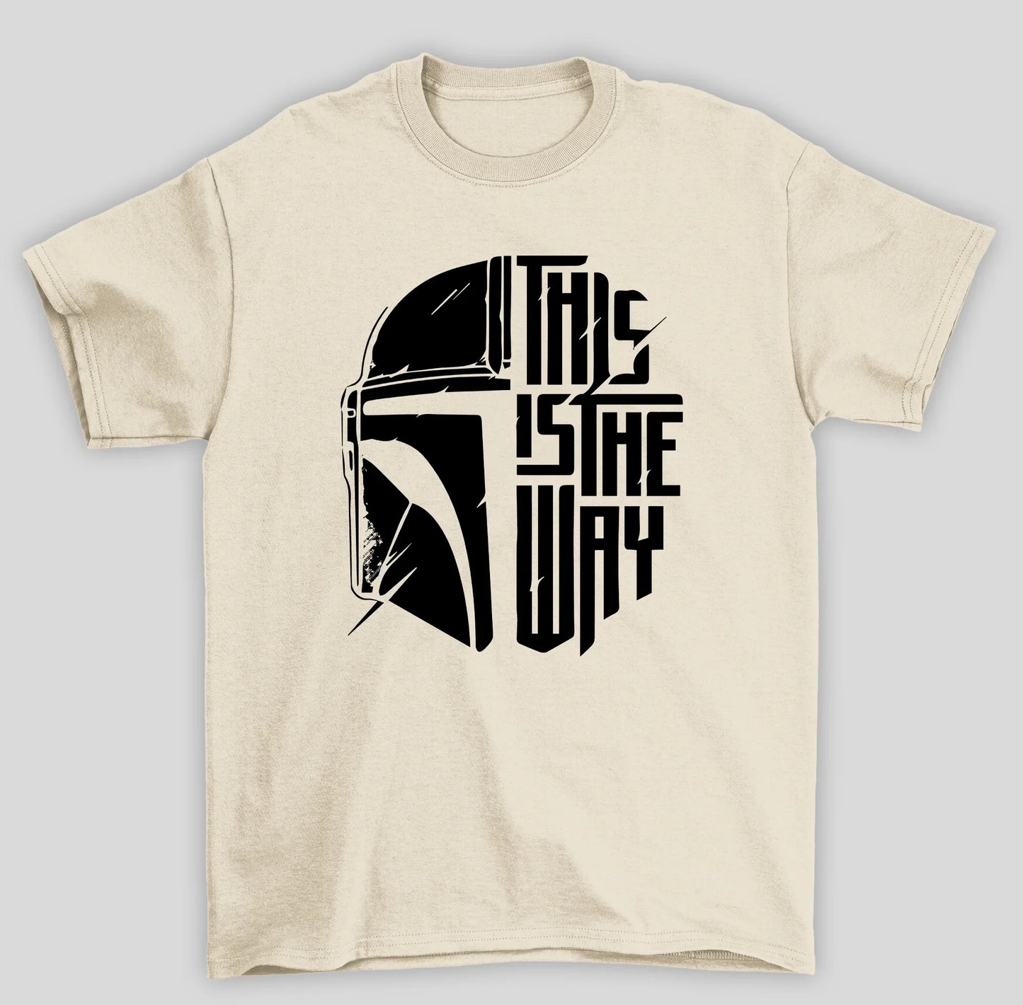Camiseta Básica Unissex The Mandalorian Capacete This Is The Way