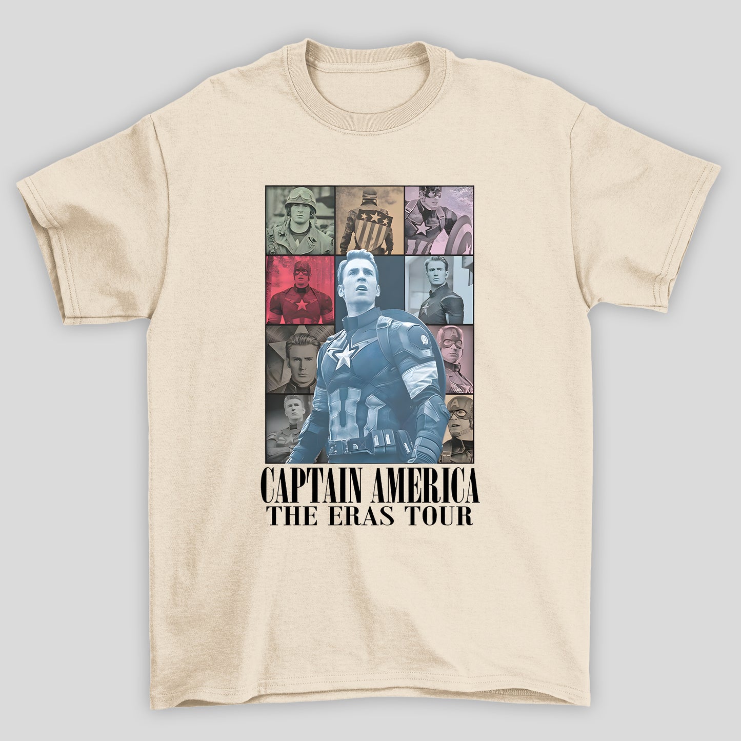 Camiseta Básica Unissex Capitão América The Eras Tour