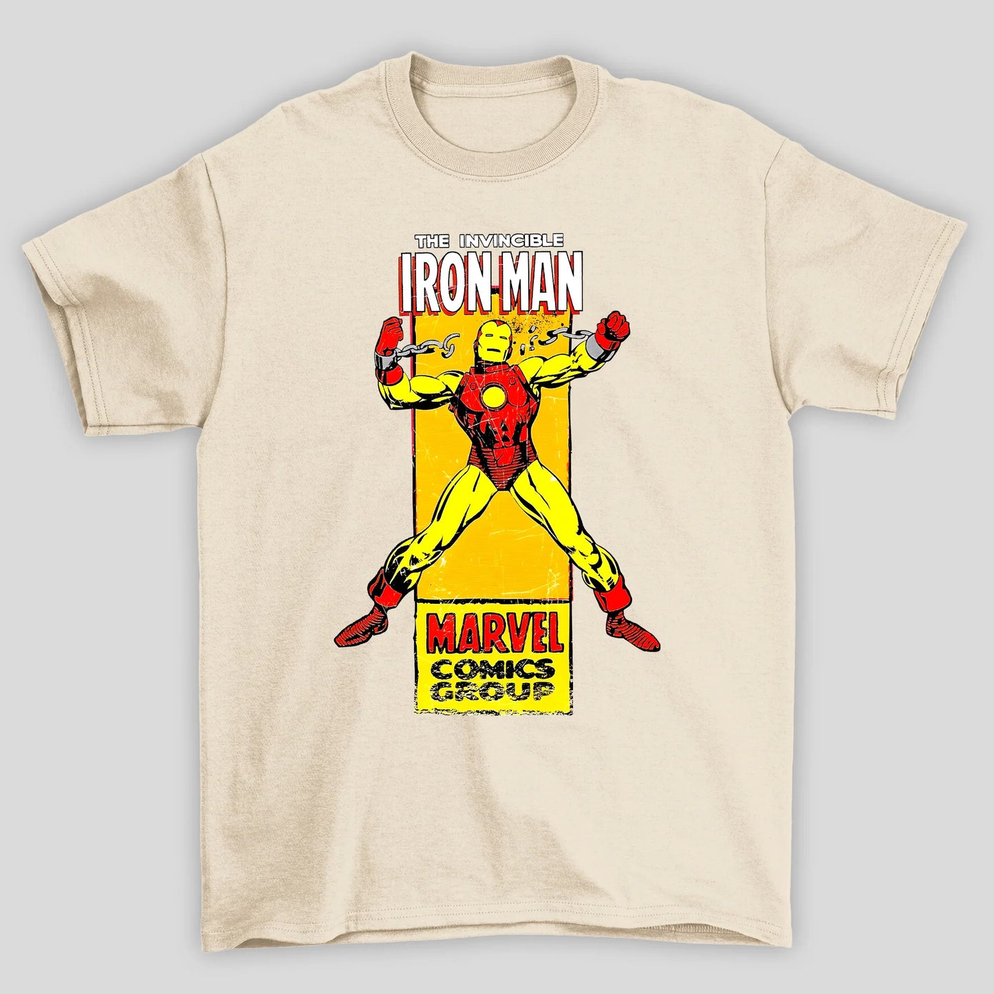 Camiseta Básica Unissex Homem de Ferro The Invencible