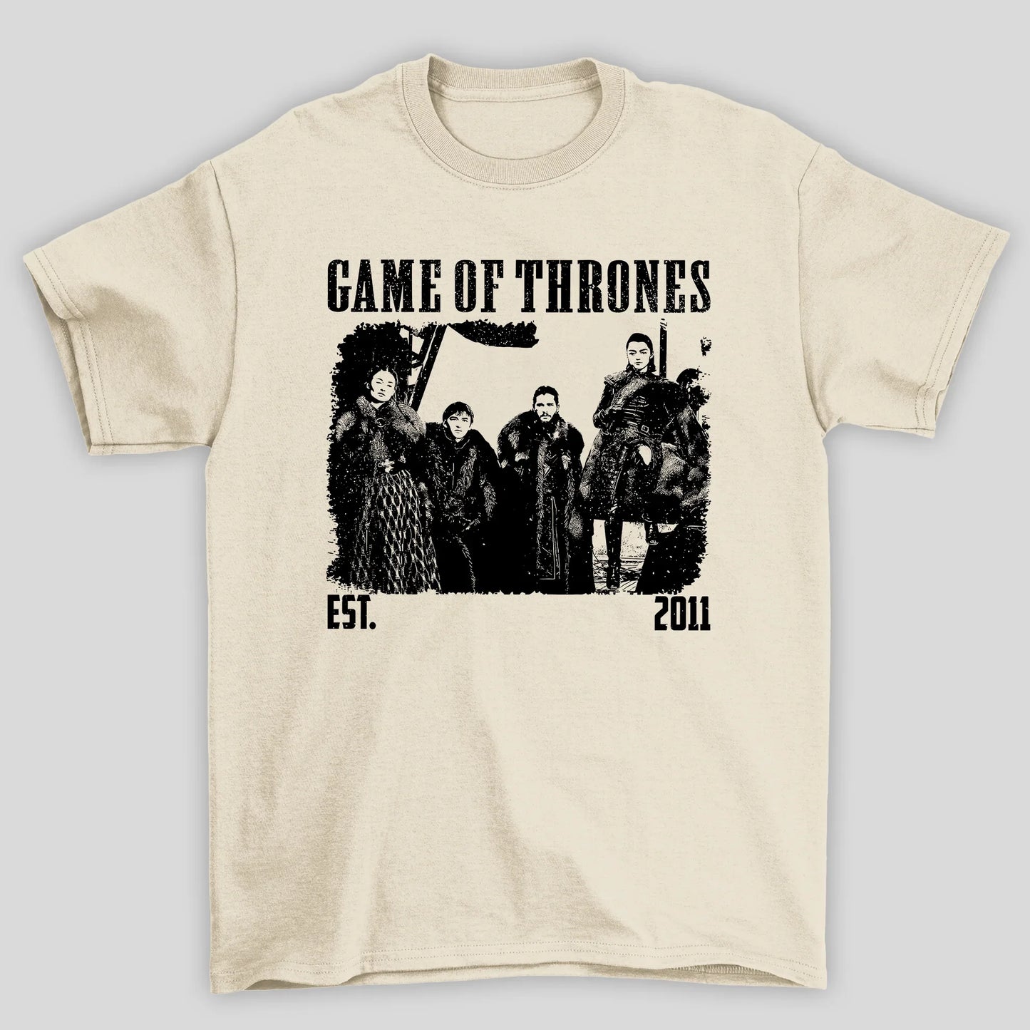 Camiseta Básica Unissex Game Of Thrones Est 2011