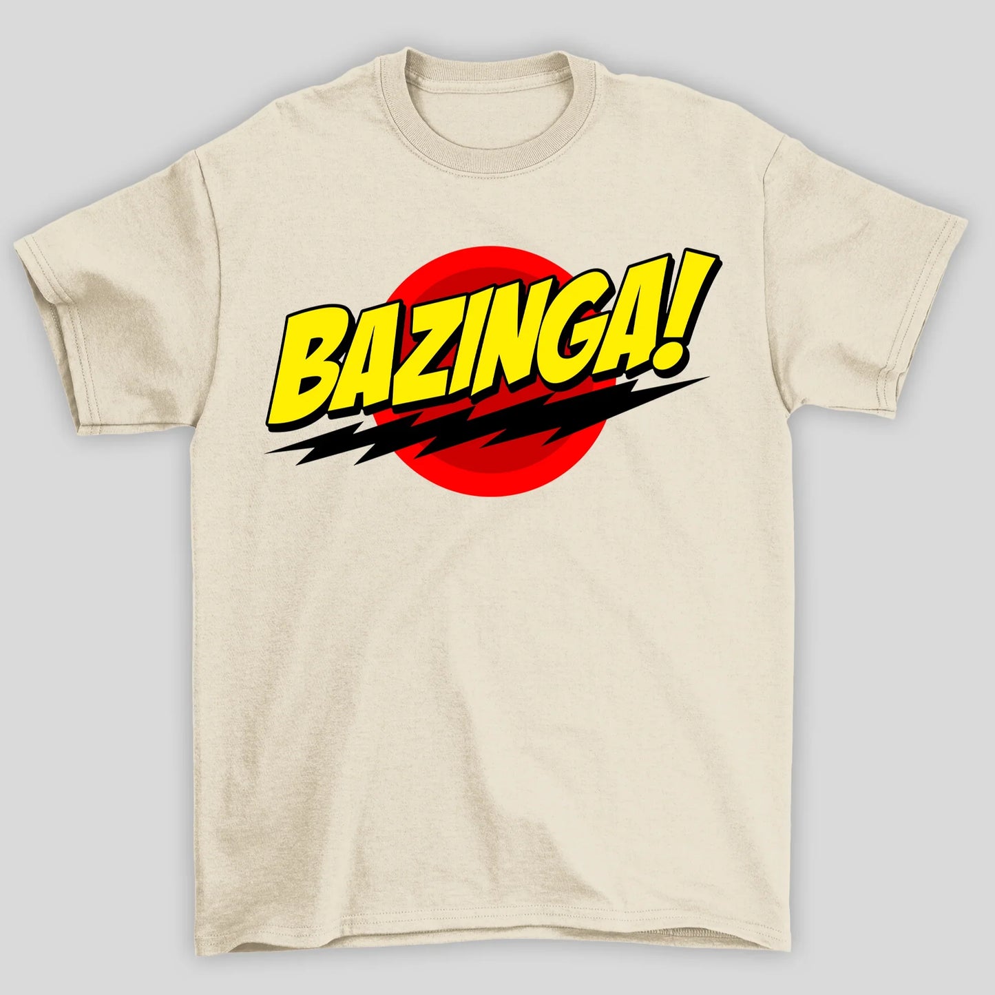 Camiseta Básica Unissex Bazinga Raio The Big Bang Theory