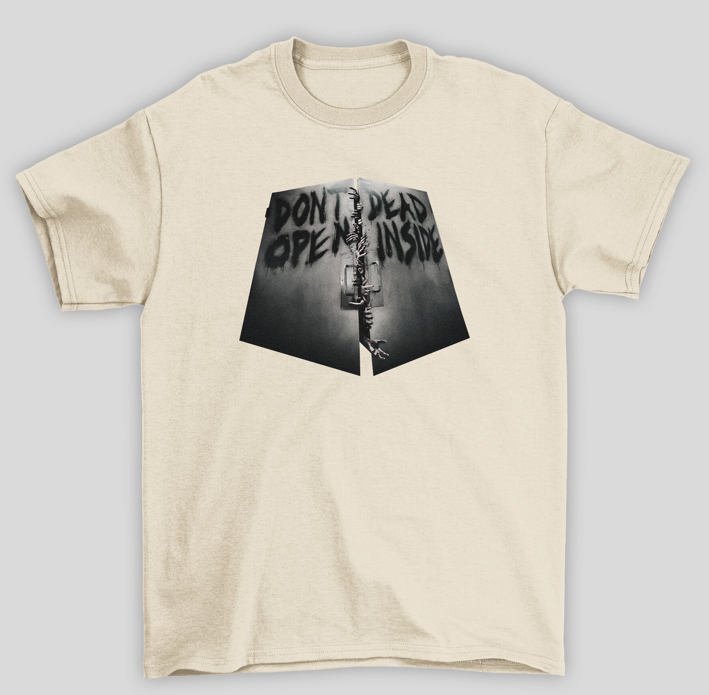 Camiseta Básica Unissex The Walking Dead Don't Open