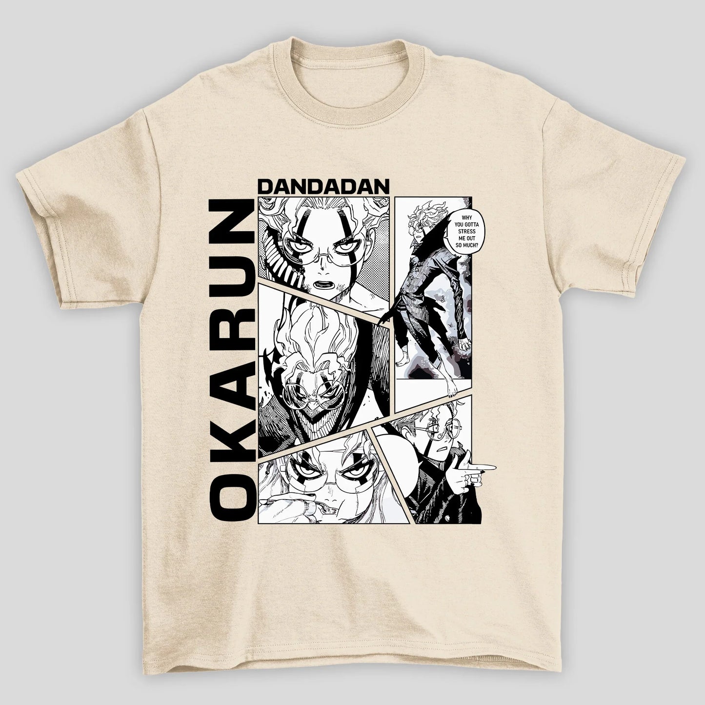 Camiseta Básica Unissex Dandadan Manga