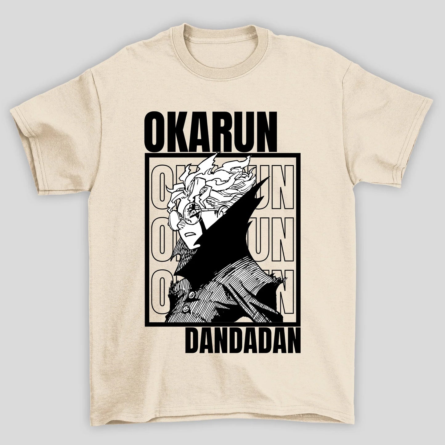 Camiseta Básica Unissex Dandadan Demon Oculos