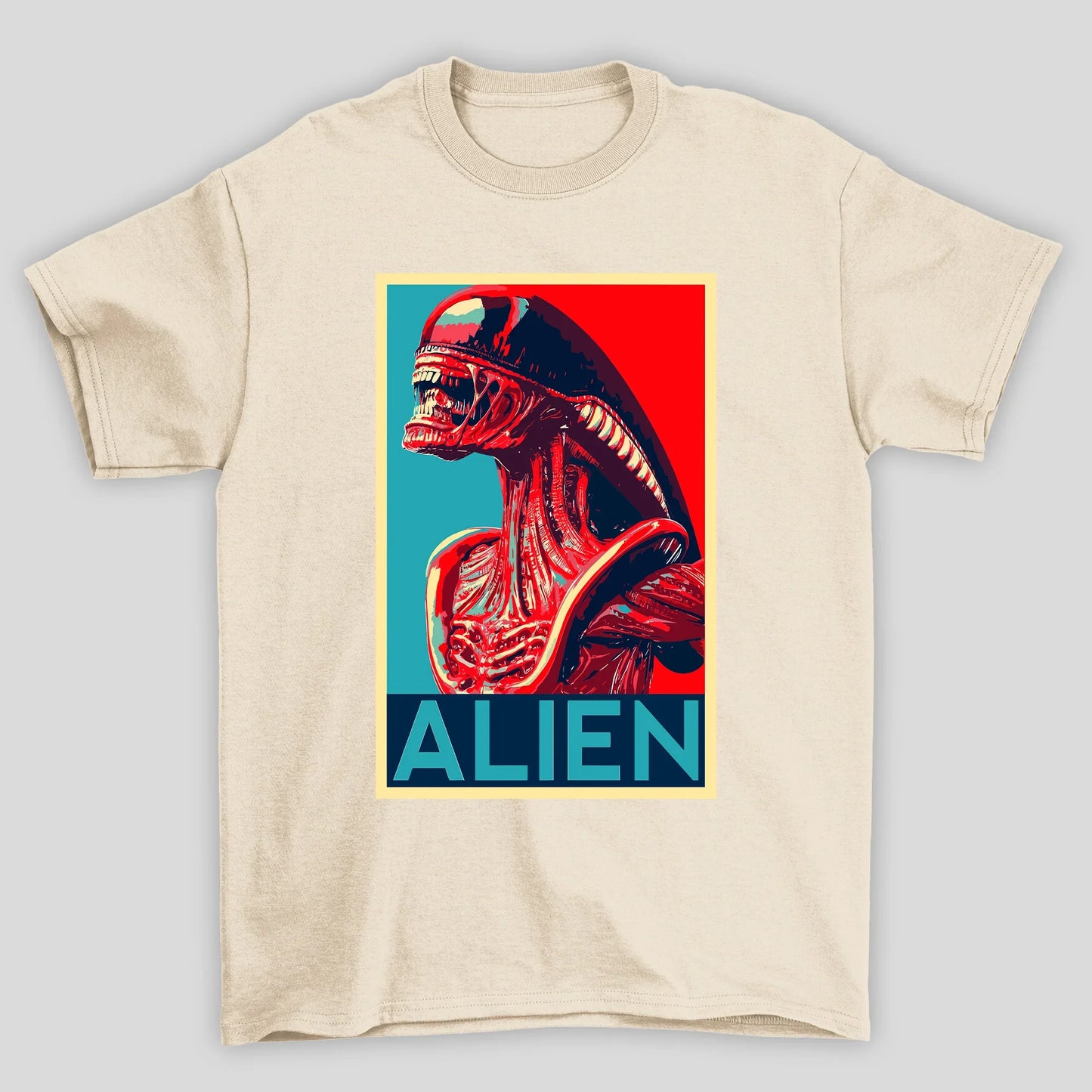 Camiseta Básica Unissex Alien Xenomorph Retro Art