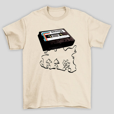 Camiseta Básica Unissex Fita Musica Stranger Things