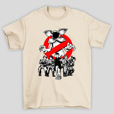 Camiseta Básica Unissex Caça Demogorgons Stranger Things