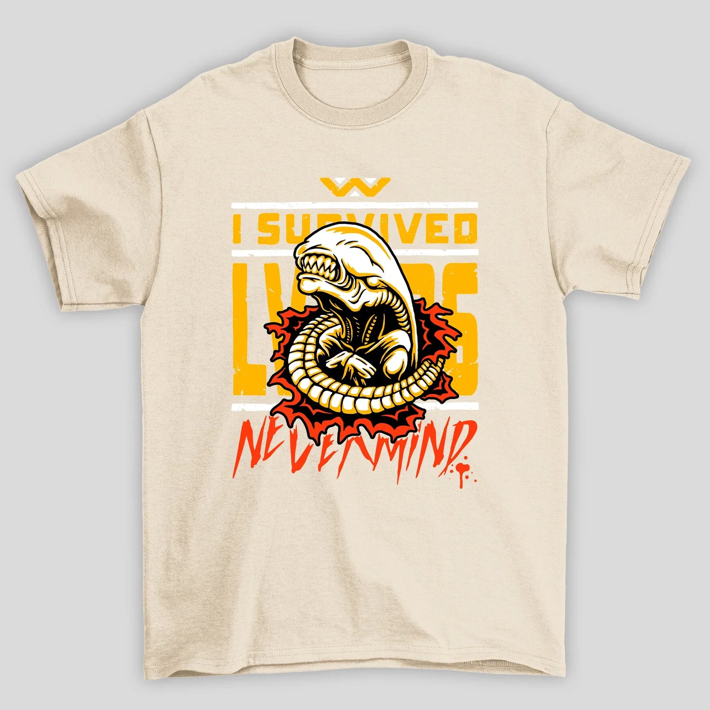 Camiseta Básica Unissex Aline I Survived LV-426