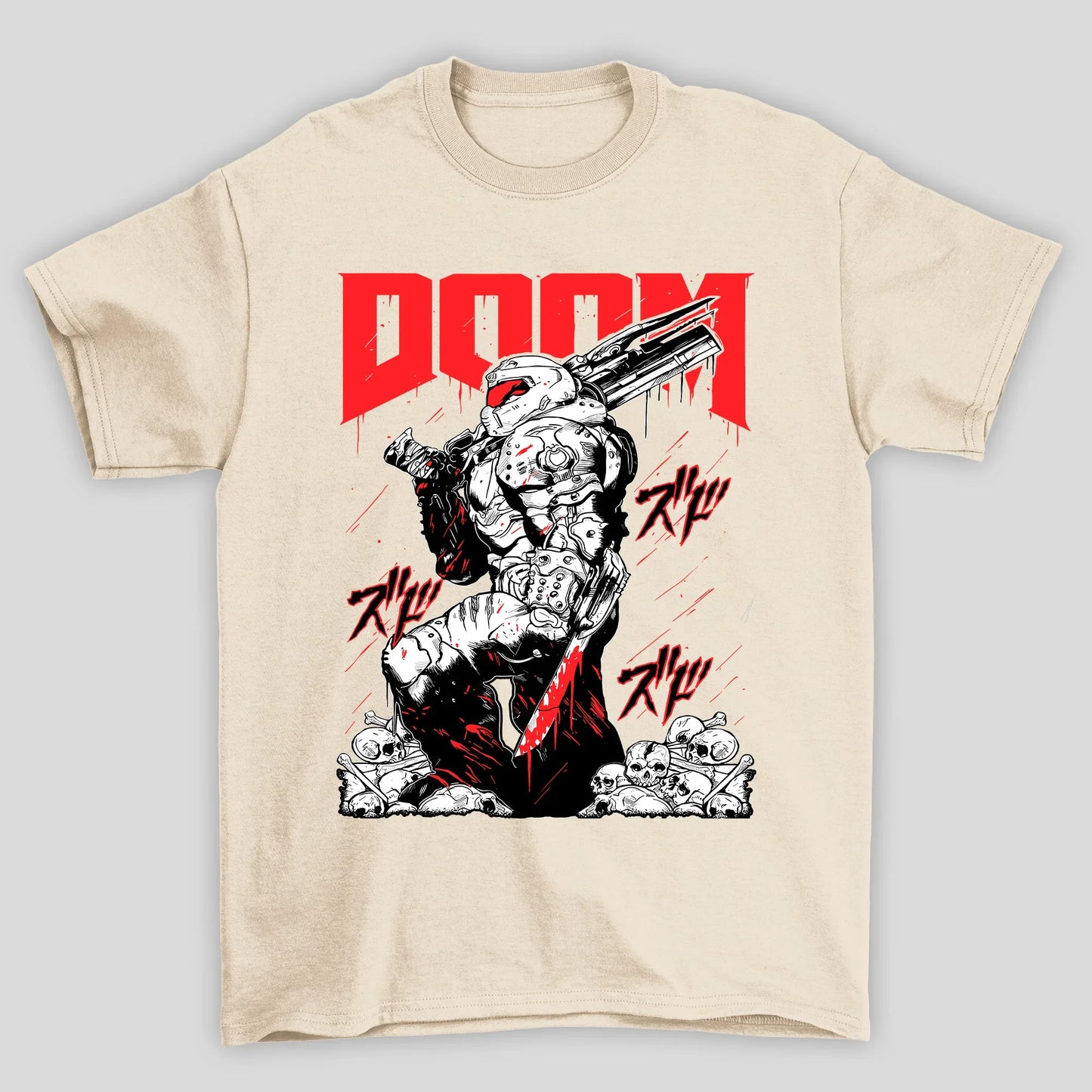 Camiseta Básica Unissex Doom Cranios