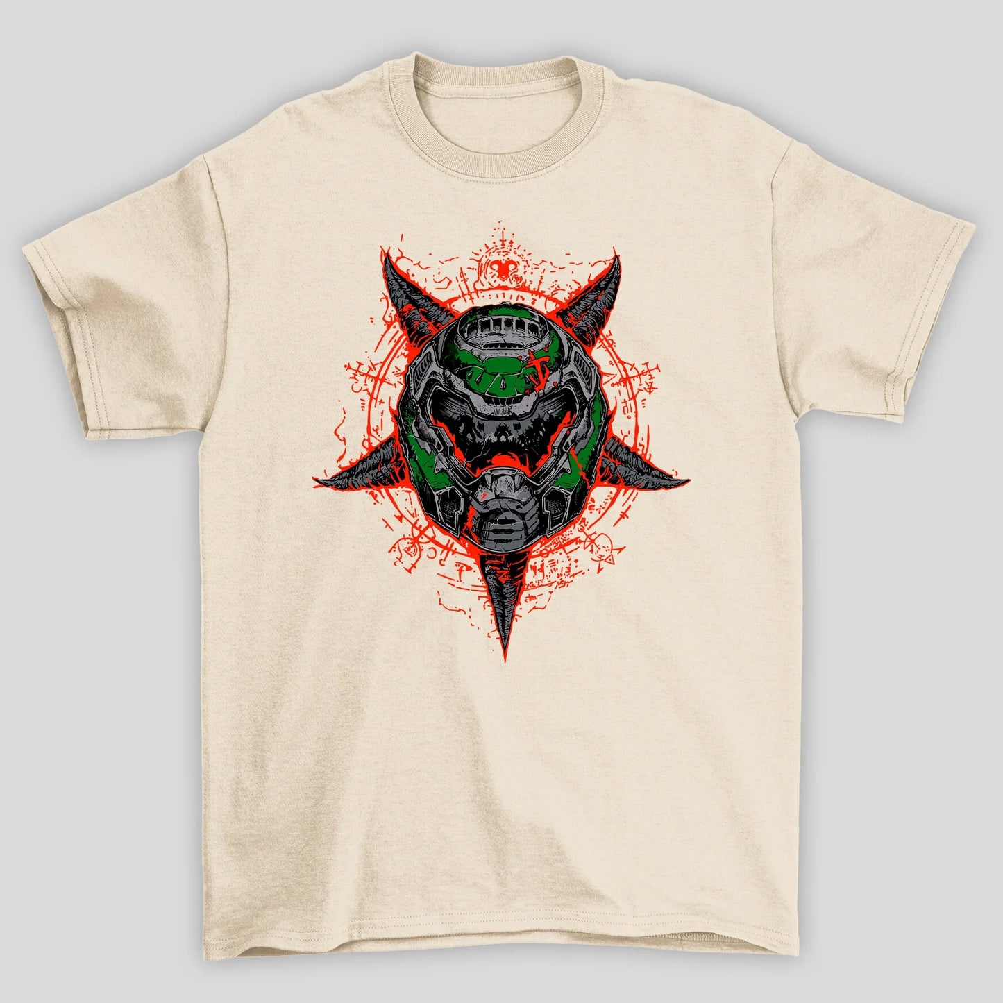 Camiseta Básica Unissex Doom Guy Capacete