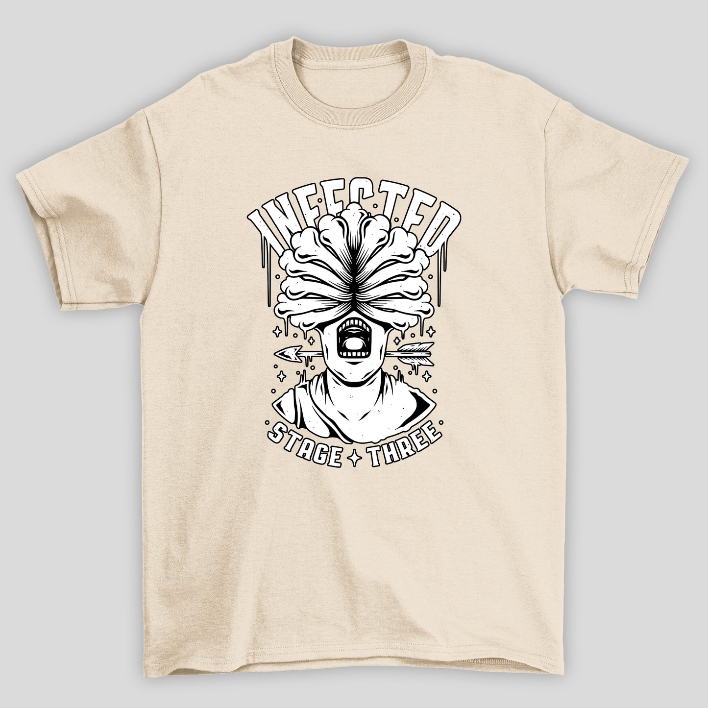 Camiseta Básica Unissex The Last Of Us Infect Stage Three