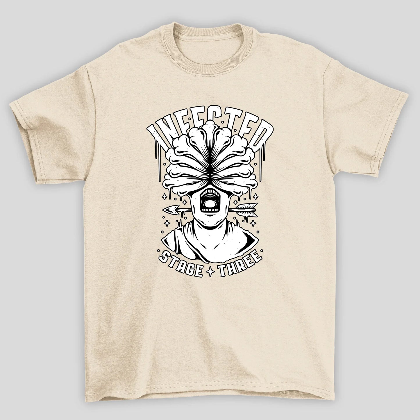 Camiseta Básica Unissex The Last Of Us Infect Stage Three