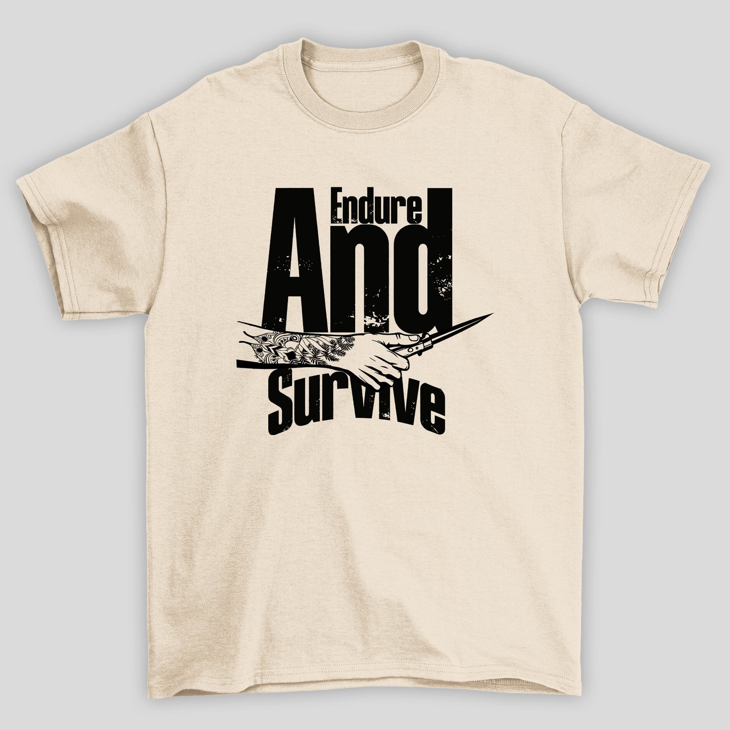 Camiseta Básica Unissex The Last Of Us Endure And Survive