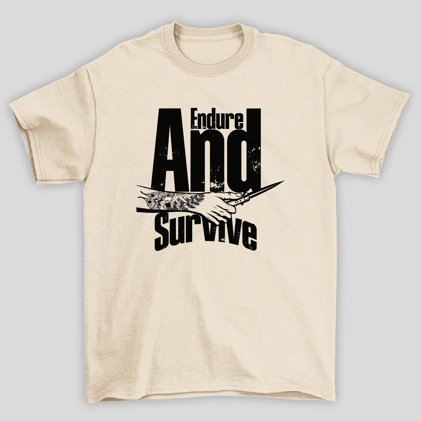 Camiseta Básica Unissex The Last Of Us Endure And Survive