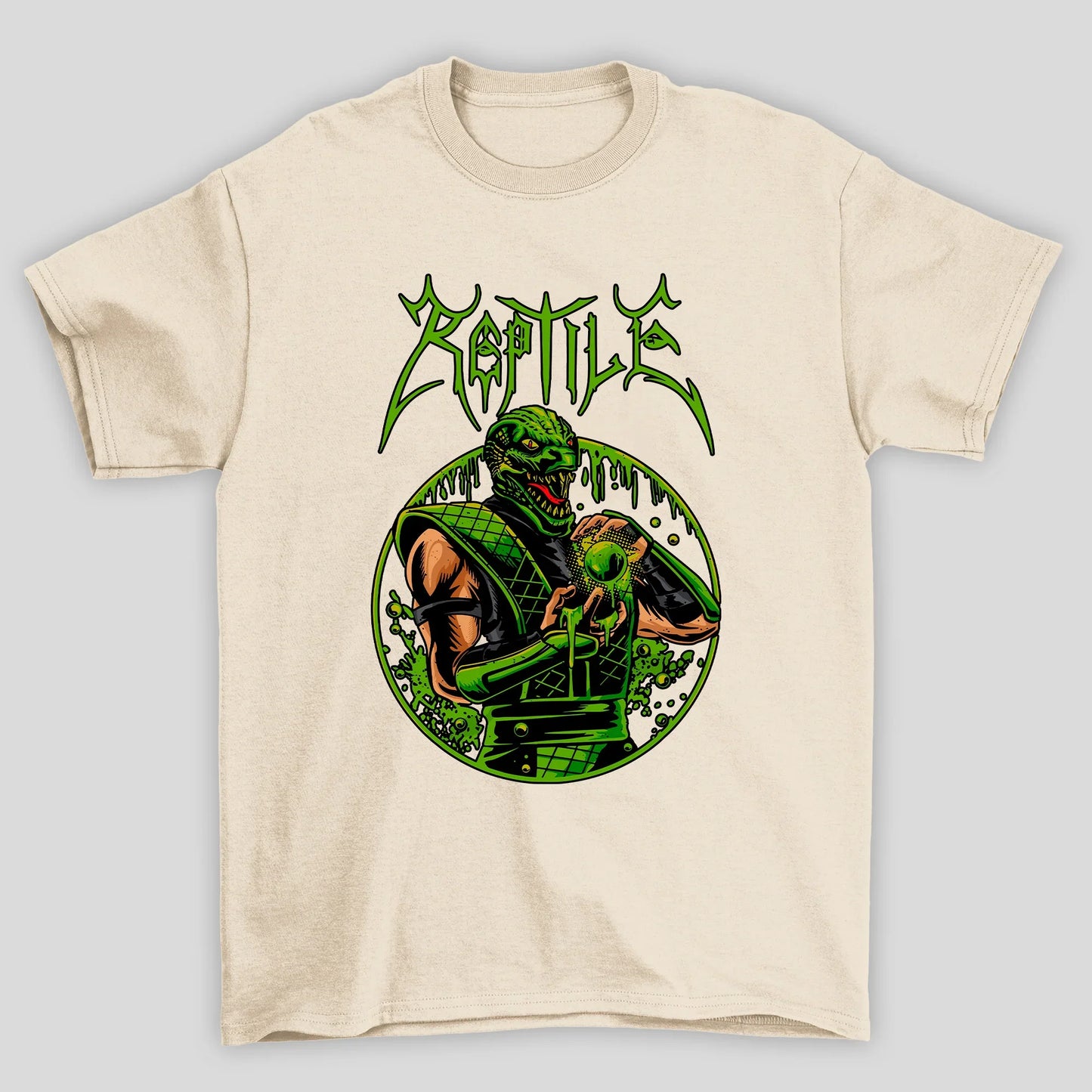 Camiseta Básica Unissex Mortal Kombat Ninja Reptile