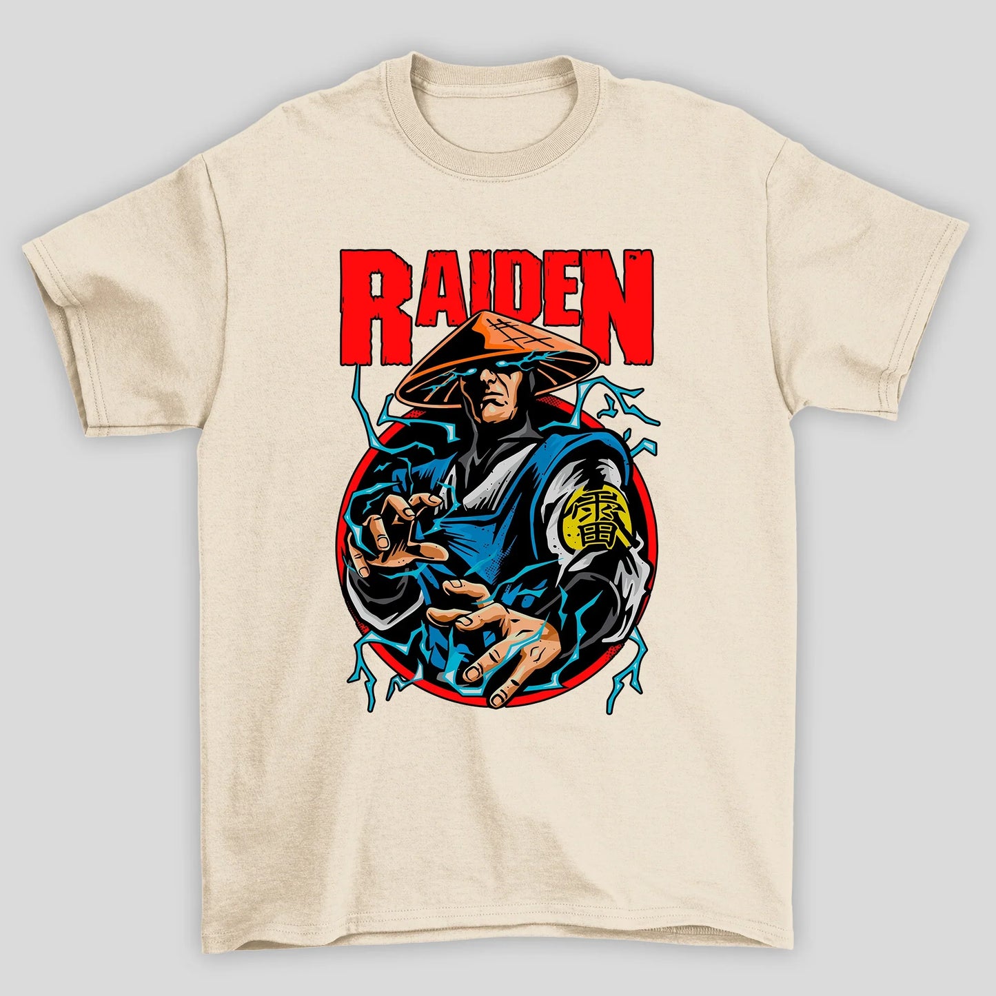 Camiseta Básica Unissex Mortal Kombat Raiden