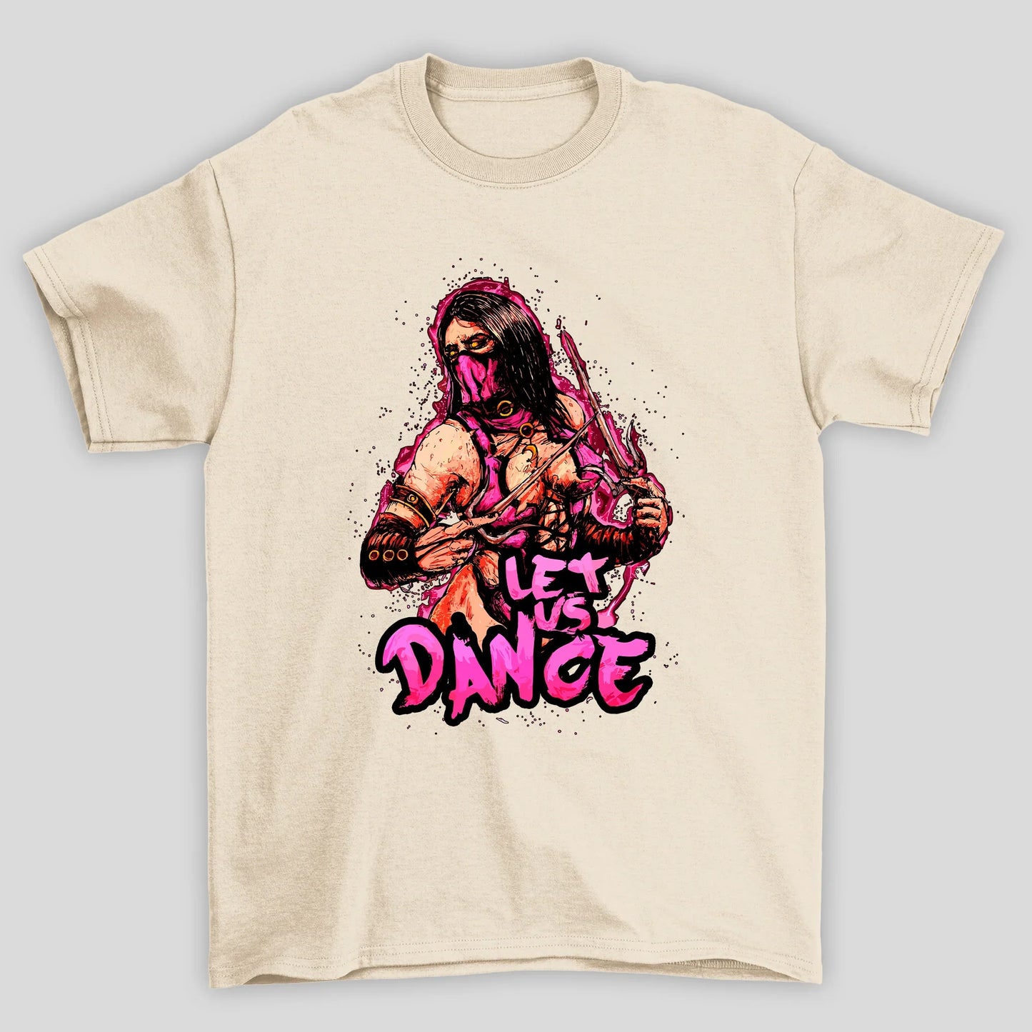 Camiseta Básica Unissex Mortal Kombat Milena Let's Dance