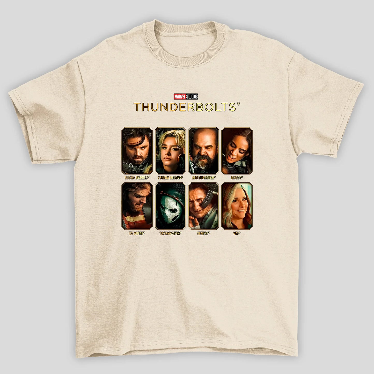 Camiseta Básica Unissex Thunderbolts Personagens