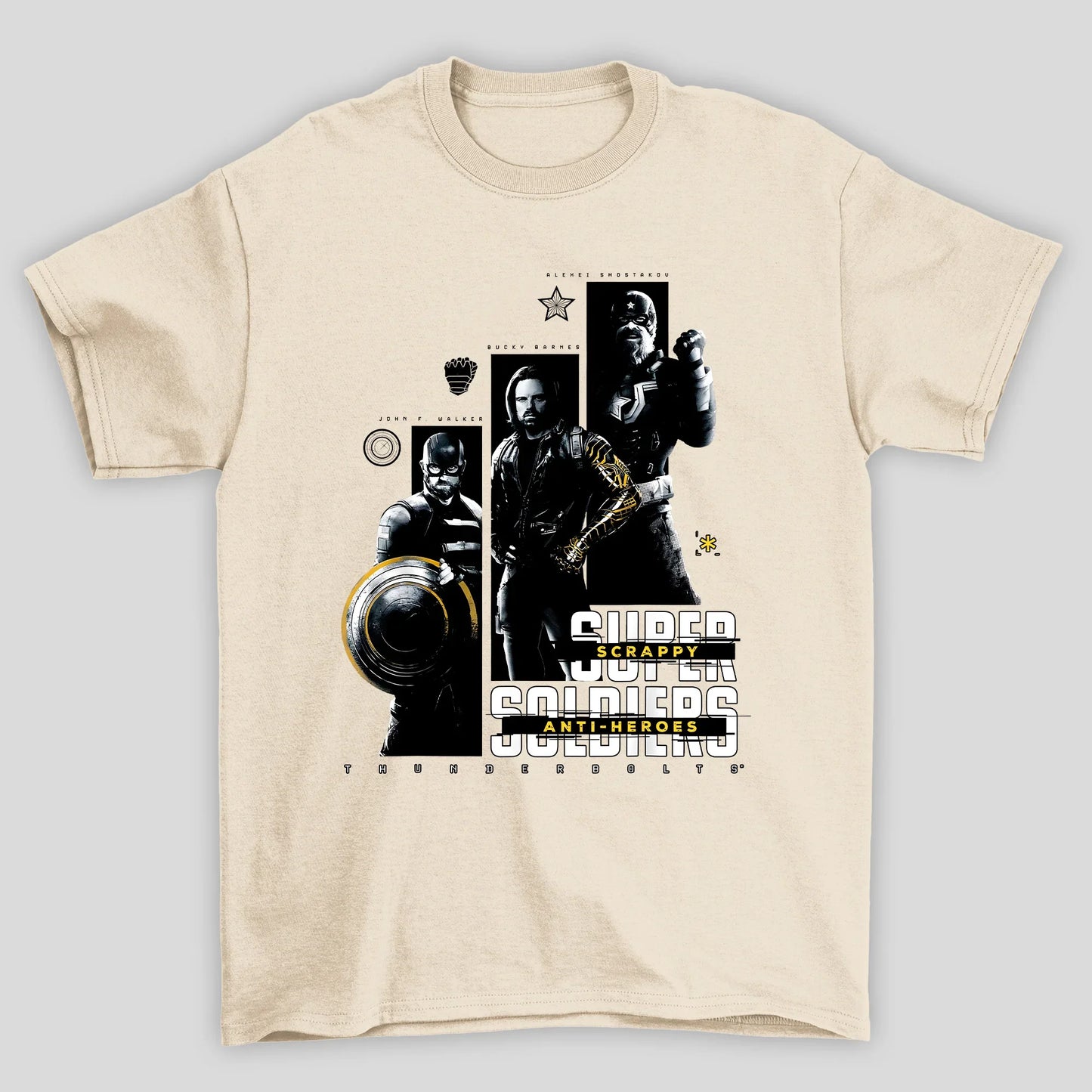 Camiseta Básica Unissex Thunderbolts Super Soldiers