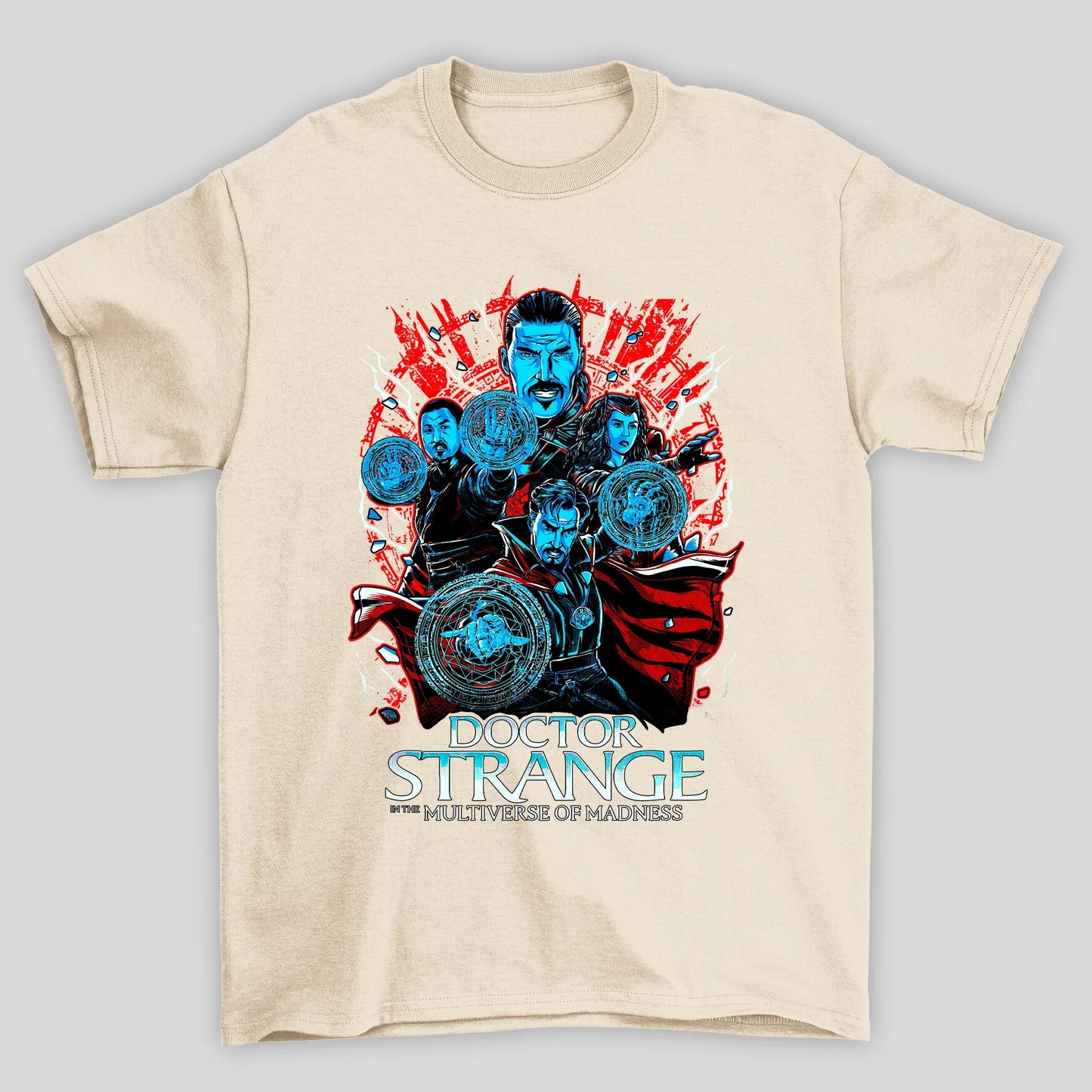 Camiseta Básica Unissex Dr Strange Multiverse Of Madness