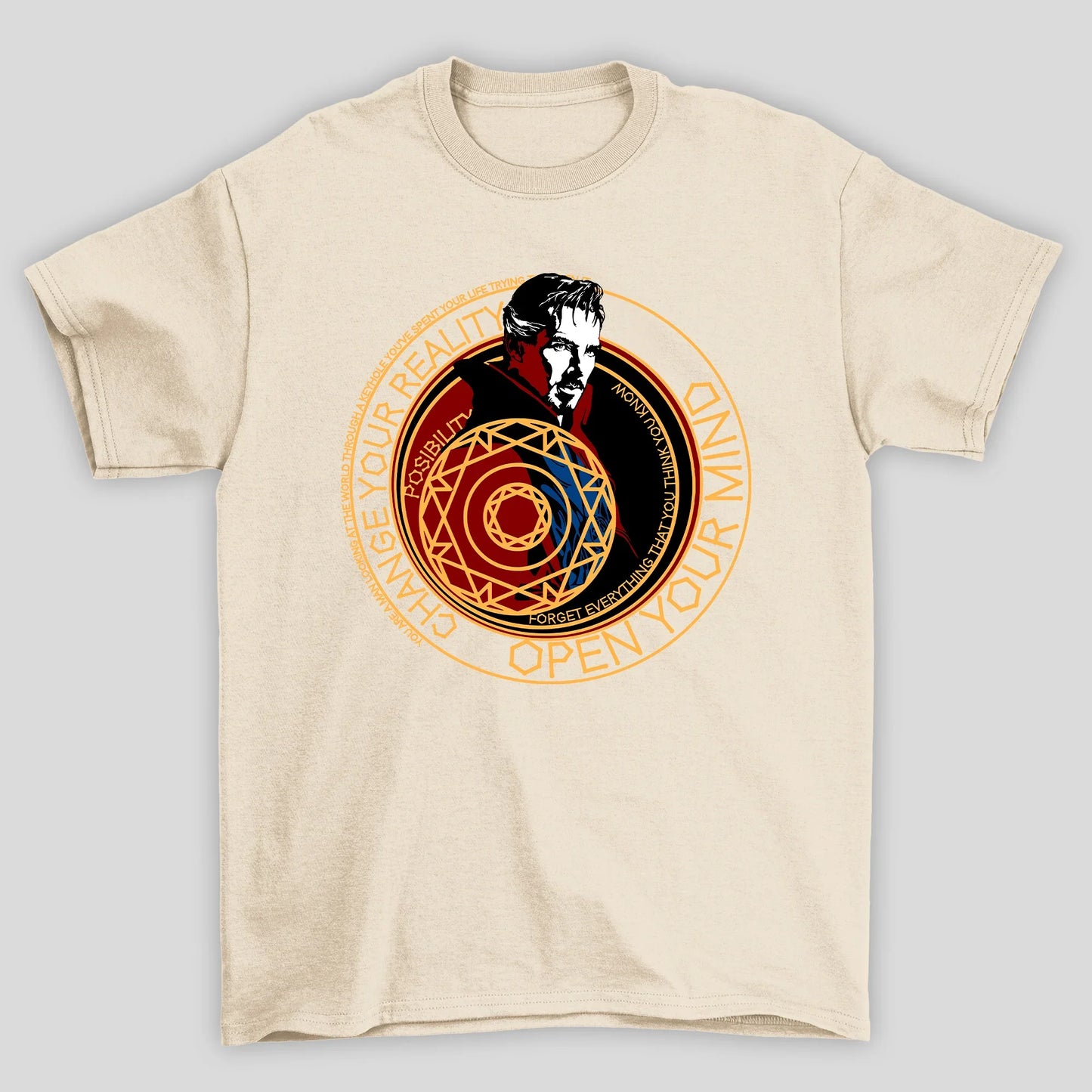 Camiseta Básica Unissex Feitiço Dr Strange Possibility