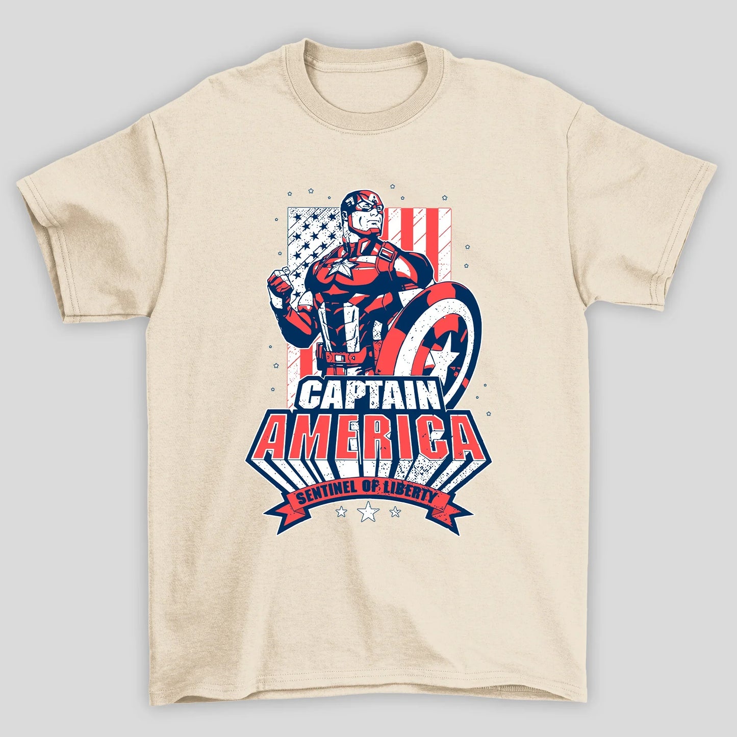 Camiseta Básica Unissex Sentinel Of Liberty Capitao America