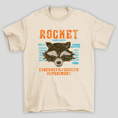 Camiseta Básica Unissex Rocket 89P13 Guardioes Da Galaxia